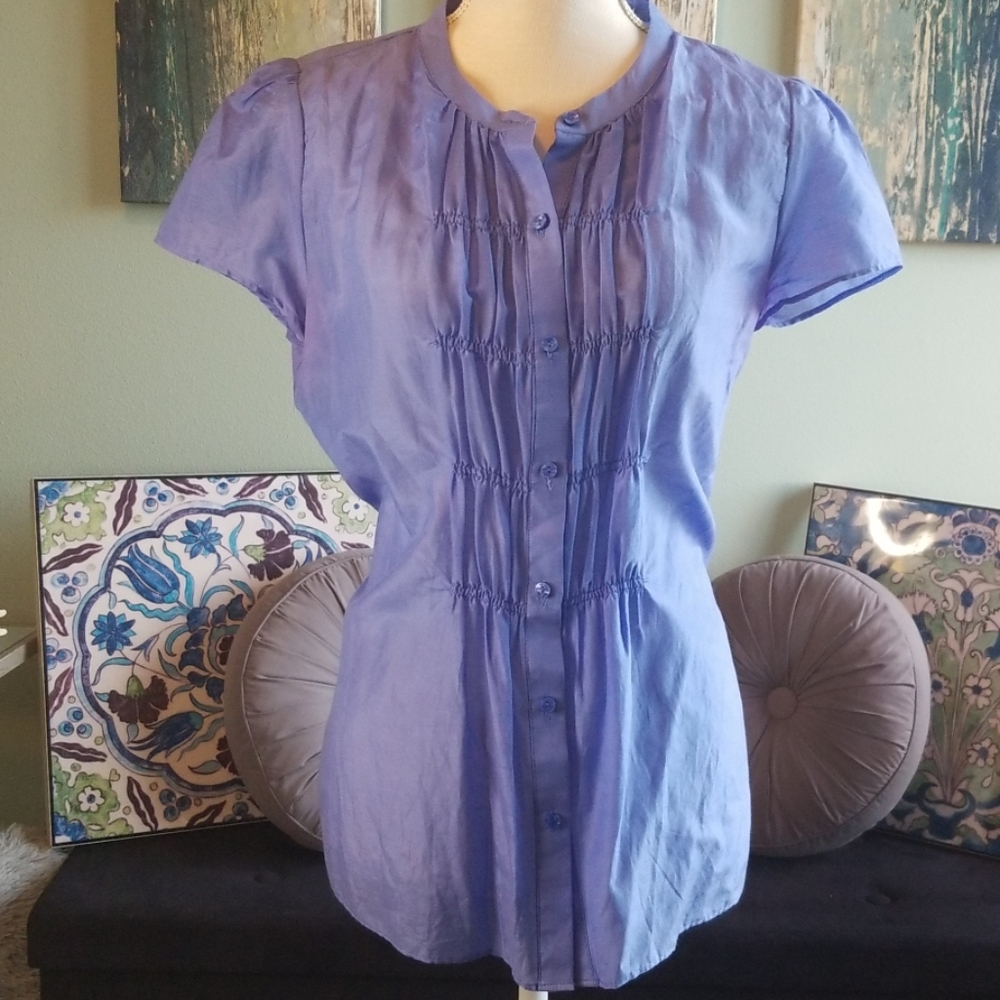Banana Republic Periwinkle Button Up